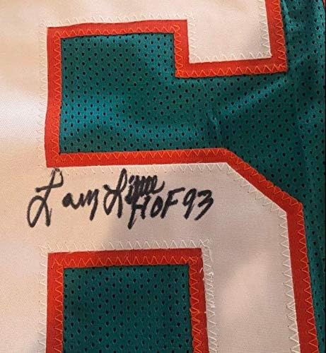 Larry Little Miami Dolphins assinou autografado Jersey Beckett WB57627