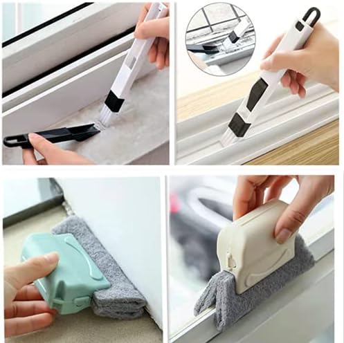 Concurso de limpeza da janela da cozinha Conjunto de escova de limpeza. Inclua escova de esponja de garrafa longa/limpador de vidro/escova