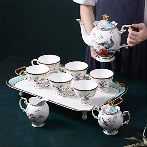 N/Um Conjunto de chá de chá da tarde em estilo chinês, bule de chá, conjunto nacional de feng shui, xícara de café da China Bone