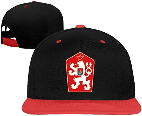 Emblema nacional da tchecoslováquia Hip Hop Cap Hat Boys Girls Running Hats Hats Baseball Hats