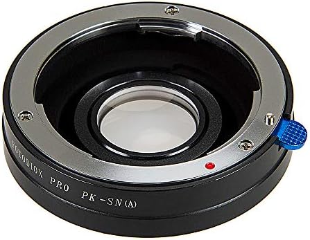 Adaptador de montagem de lentes Fotodiox Compatível com lentes Pentax K Mount SLR para Sony Alpha A-Mount Mount SLR