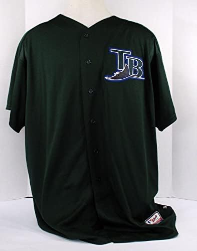 2003-05 Tampa Bay Devil Rays John McLaren 7 Jogo emitido Green Jersey BP ST 6745 - Jogo usado MLB Jerseys