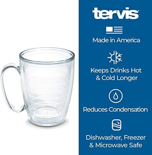 Tervis fabricado nos EUA no estado duplo de Ohio State Buckeyes copo de copo isolado mantém bebidas frias e quentes, caneca de 16 onças, bloco o