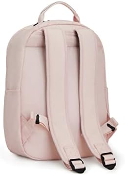 Kipling Women's Seoul Small Mackpack, tiras duráveis ​​e acolchoadas com manga de comprimido, bolsa escolar, rosa de prímula,