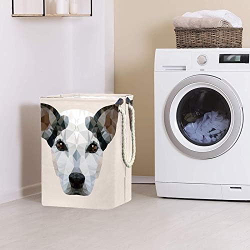Deyya Dog Animal Laundry Bestkets cestam altos e resistentes dobráveis ​​para crianças adultas meninos adolescentes meninas em quartos banheiro 19.3x11.8x15.9 em/49x30x40.5 cm