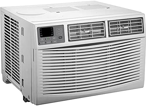 Vento artic de 115V 12.000 BTU Janela Air Conditioner and Desumidifier Para salas de pequeno médio-médio até 550 pés quadrados, poderosa janela de resfriamento CA com controle remoto, temporizador e direção de ar ajustável