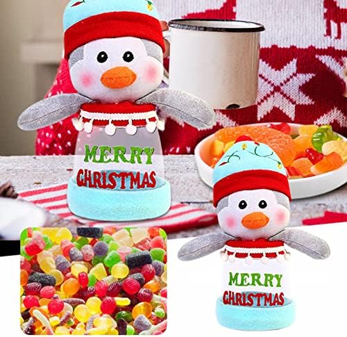 Candy Jar Christmas Candy Christmas Candy Jar Bottle Bottle Plástico Decorações de festas de Natal de Natal Presentes Decorações de Casa Decorações de Natal Árvore de Natal