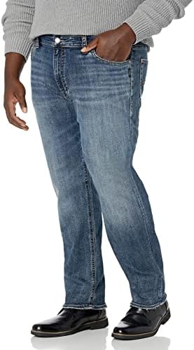 Silver Jeans Co. Masculino Grayson Classic Fit Straight Leg Jeans