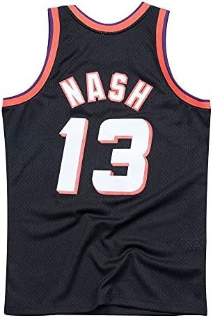 Mitchell e Ness Steve Nash 13 Réplica Swingman NBA Jersey Phoenix Suns Black HWC Basketball Trikot