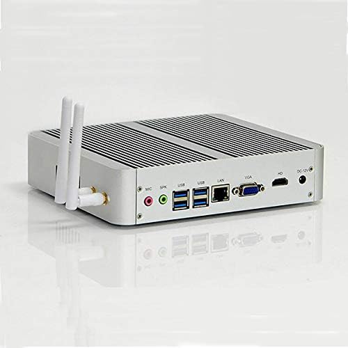 Kaby Lake I5 7200U PC industrial, PC sem ventilador, mini Box PC com 8G RAM 128G SSD Rich IO: DP HDMI USB3.0 LAN SD