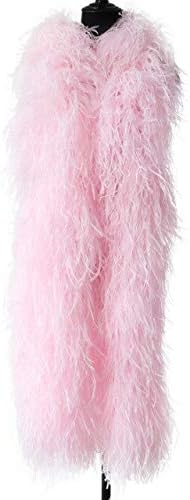 20ply rosa avestruz penas de penas de avestruz vestidos de casamento vestidos de decoração roupas de costura de costura de penas artesanato de fita de 2 metros - rosa - 20ply
