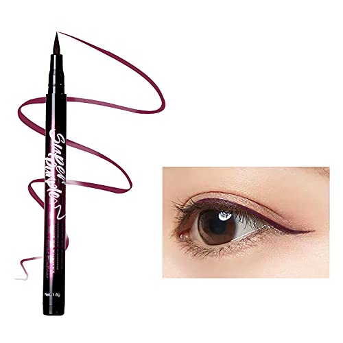 Delineador de líquido colorido, 4 cores Eyeliner líquido impermeabilizações d'água duradoura Líquido líquido colorido