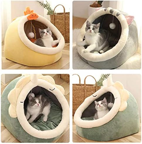 NC Cama de gato doce cesta de animais de estimação quente Kitten Lounger Cushion House tenda