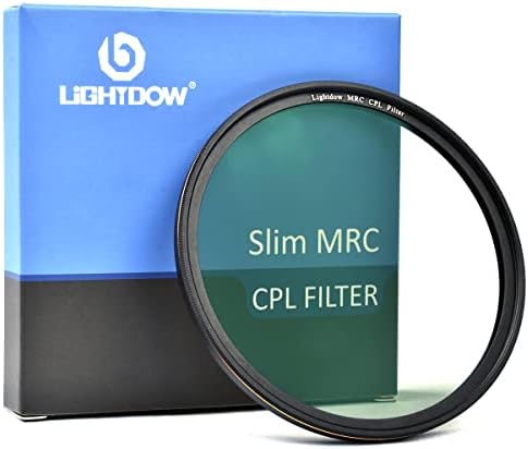 LightDow MRC Circular Polarizer CPL Filtro Schott Glass óptico Ultra Fin Slim com filtros de polarização circulares com várias casas