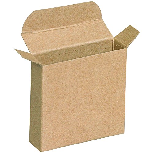 Caixas de presente dobráveis ​​brancas Aviditi, 6 x 4 x 6 , pacote de 200, fácil de montar a caixa de dobra reversa, para