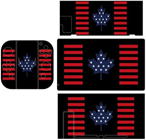 Decalques de adesivos legais da bandeira do USA Canada Cobrir compatíveis com o comutador/switch Lite Skin Protector