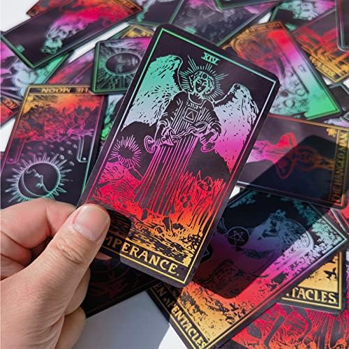 Deck de cartões de tarô para iniciantes, cartões de tarô clássicos com guia de guia, jogo de sorte, para coleção e ótimo presente