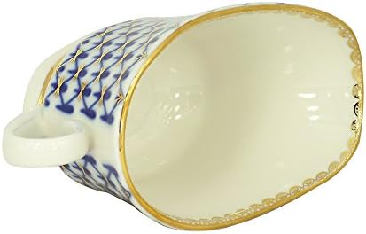 Lomonosov Porcelana Cobalto Líquido Grande Boat 6.76 FL.OZ/200 ML