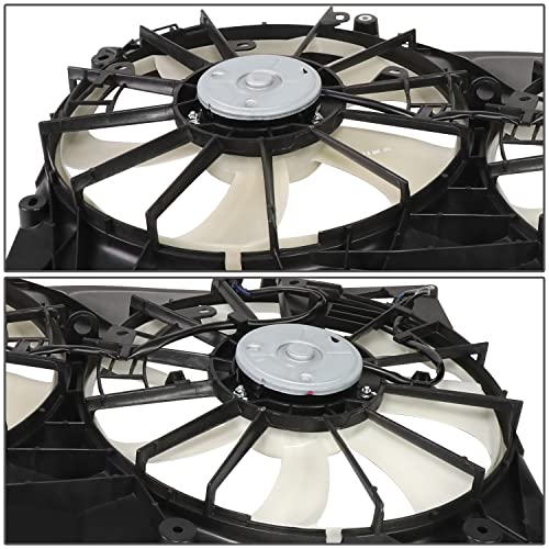 [Pacote de reboque] To3115171 Estilo de fábrica Dual Radiator Refrigeing Fan Conjunto compatível com Toyota Highlander