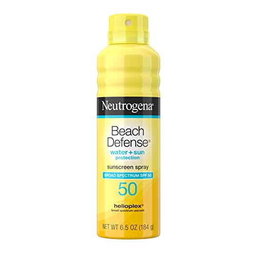 Defesa da Praia de Neutrogena Pray Spray Spf 30 Protetor solar resistente à água Spray corporal com amplo espectro SPF 50,