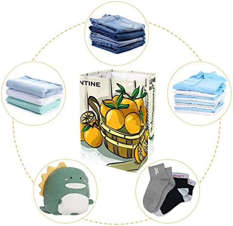 Indomer Clementine on Basket grande cesto de roupa de roupa prejudicial à prova d'água Roupas de roupas para roupas para o organizador