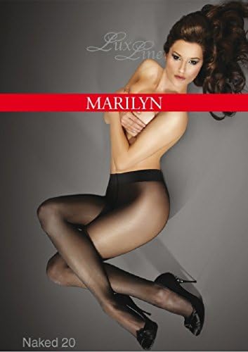 Marilyn Naked Lux ​​Line Pantyhose 20 negador feito na Europa