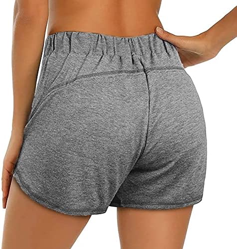 Shorts de verão para mulheres casuais lounge confortável shorts de praia de colorido solto shorts de cintura alta shorts shorts atléticos