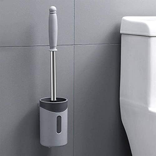 Brilhos de vaso sanitários e suportes de 1stchoice, pincel de aço inoxidável, escova de banheiro de parede de parede de parede de parede de limpeza do conjunto de ferramentas de limpeza