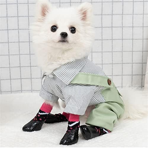 Lepsjgc Pet Sock Shoes Sapatos para cães Pet Cute Sapato e elástico Elastic Sapatos de cachorro Acessórios para animais