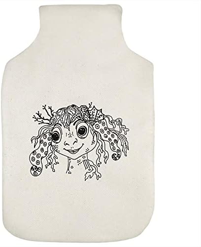 Azeeda 'Mermaid Face' Hot Water Bottle Bottle