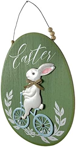 ETERNHOME Easter Rabbit Decoration Ovos de madeira SIGN 2 PACOLA PACONE FRANÇO BUNNY PEDRA DE PEDRA DE PEDRAS DE FARM