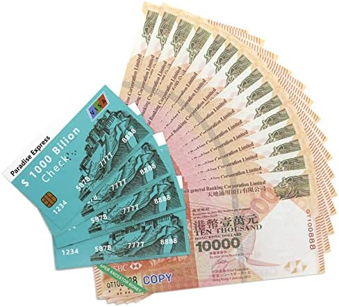 Cartão de crédito para dinheiro ancestral, 320 PCs Joss Paper Bank Note Spirit Ghost Ghost African Ancestro Money To Burn, Funerals, Tomb Sweeping Day e The Hungry Ghost Festival