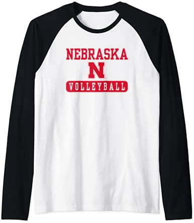 Nebraska Cornhuskers Volleyball licenciou oficialmente a camiseta de beisebol Raglan