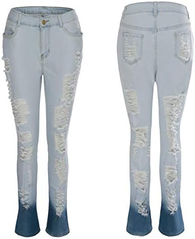 Calças de jeans de jeans de jeans de jeans de jeans de jeans de jeans calças de jeans de calça de botão alta moda