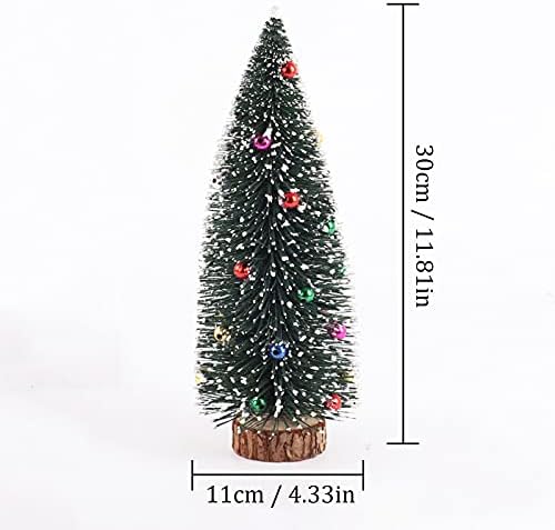 DIY Pequena árvore mini árvore decoração da área de trabalho de Natal Mini natal de natal árvore decoração de casa