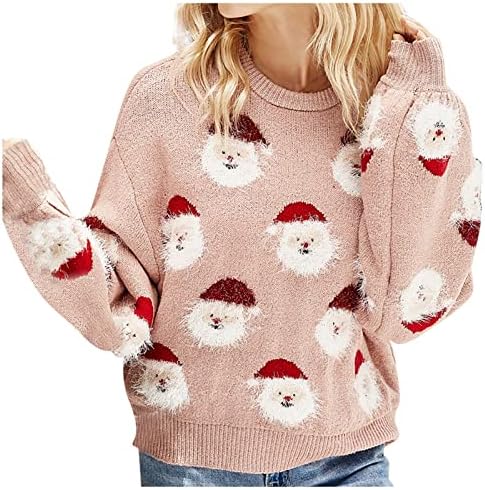 Trebin Womens Fall Cardigan suéteres, suéter para mulheres caia de suéter rosa para mulheres fora do ombro ladras casuais soltas