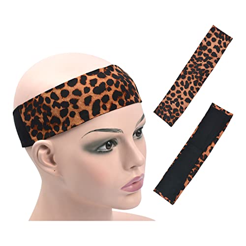 Ytbyt Leopard Print Bands Bandas de seda de seda gelo Bandas de fusão para perucas de peruca faixas de peruca para a cabeça