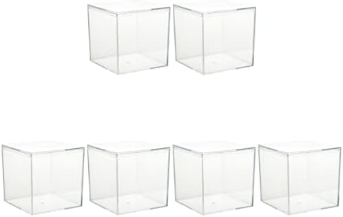 ABAODAM 6PCS TRATAR TRATAMENTO DE ALIMENTOS DE ALIMENTOS Cubo de moda de armazenamento: Cubo de presente Cabe