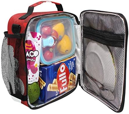 My Little Nest Isoller Cooler Square Tote Lunch Sag
