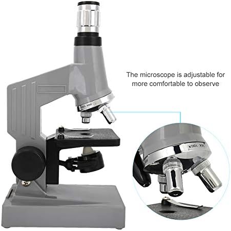 Microscópio de estudante, 10-20x Microscópio biológico para crianças, brinquedos ao ar livre de outras crianças