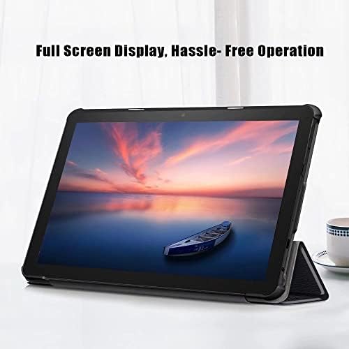 Caso Kuroko para o novo Fire HD 10 e Fire HD 10 Plus Tablet-Ultra Lightweight Slim Stand Tampa Automática Automática/Black