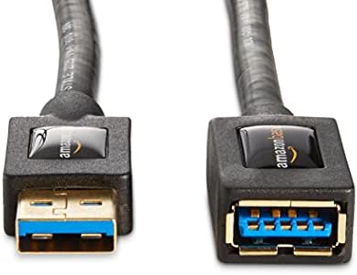 Basics USB 3.0 Extensão Cabo- A adaptador A-Male a Feminino Adaptador- 9,8 pés e cabo de extensão USB 3.0- MASE A-MASE