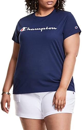 Camiseta feminina campeã, camiseta clássica, camiseta confortável para mulheres, roteiro