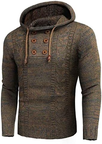 Coofandy Men's Men's maplover Pullover Casual Manga Longa Turtleneck suéteres