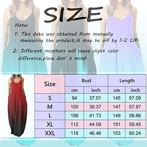 Vestido maxi para mulheres férias de praia, Sexy Spaghetti Sundress Dress Summer Print Dress Bohemian Casual Long Flowy