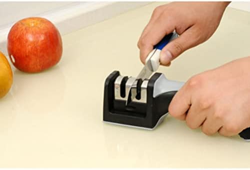 Luxshiny Multiurpose Tool Kitchen Kitchen Sharpador Dois estágios do apontador da faca para restaurar lâminas de faca não