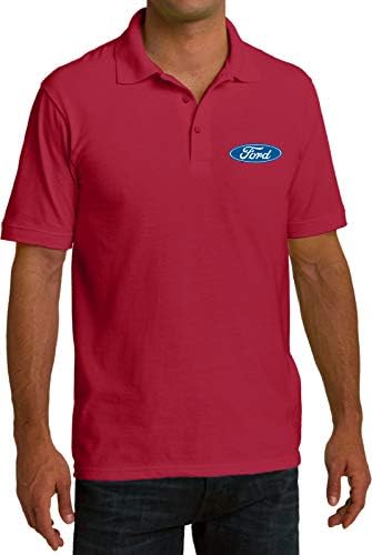 Ford oval Pique Polo Pocket Print