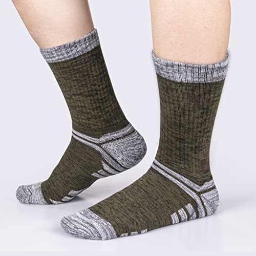 YUUDGE HELKING ATHLETIC SOCKS MUDENTE Wicking Cotton Fitness Casual Crewioned Meias para homens tamanho 6-12