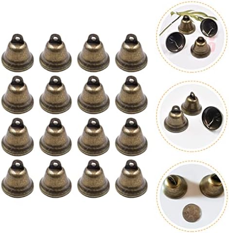 Yardwe 80pcs Fazendo Natal para estilos antigos de animais de estimação Charms Bell Charms Brass Tone Pingente Chave Ornamentos do