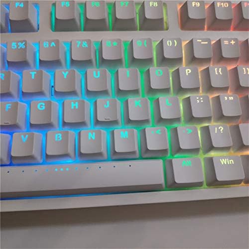 Mouse de jogos e teclado 1 Definir Keycaps Ganss 87 RGB KeyBoards Mechanical KeyBoards MX abridores PBT Keycap